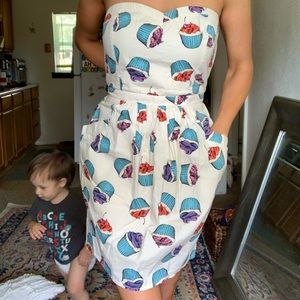 ASOS strapless mini dress w/ POCKETS!!